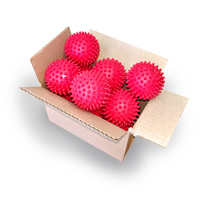 Bulk - Reflexology Ball - Red - 7.5cm - 20pk