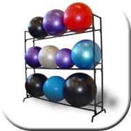 Exercise Ball Storage