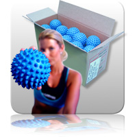 Bulk - Massage Ball - Blue - 20pk